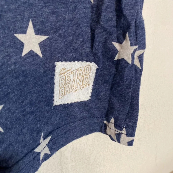 Sacramento Rivercats Navy Blue Fourth of July Starry Tank Top Size Medium - Picture 4 of 5